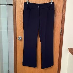 Alfani Women's Navy Straight Leg Pants